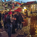Visitors checking out the wine stall